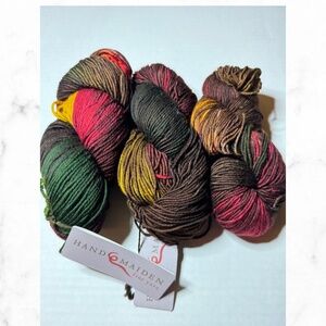 Hand Maiden Fine Yarn / 3 Skeins / Casbah5